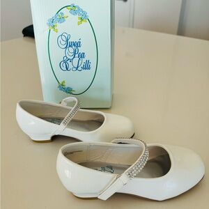 First Communion White Kids Shoes